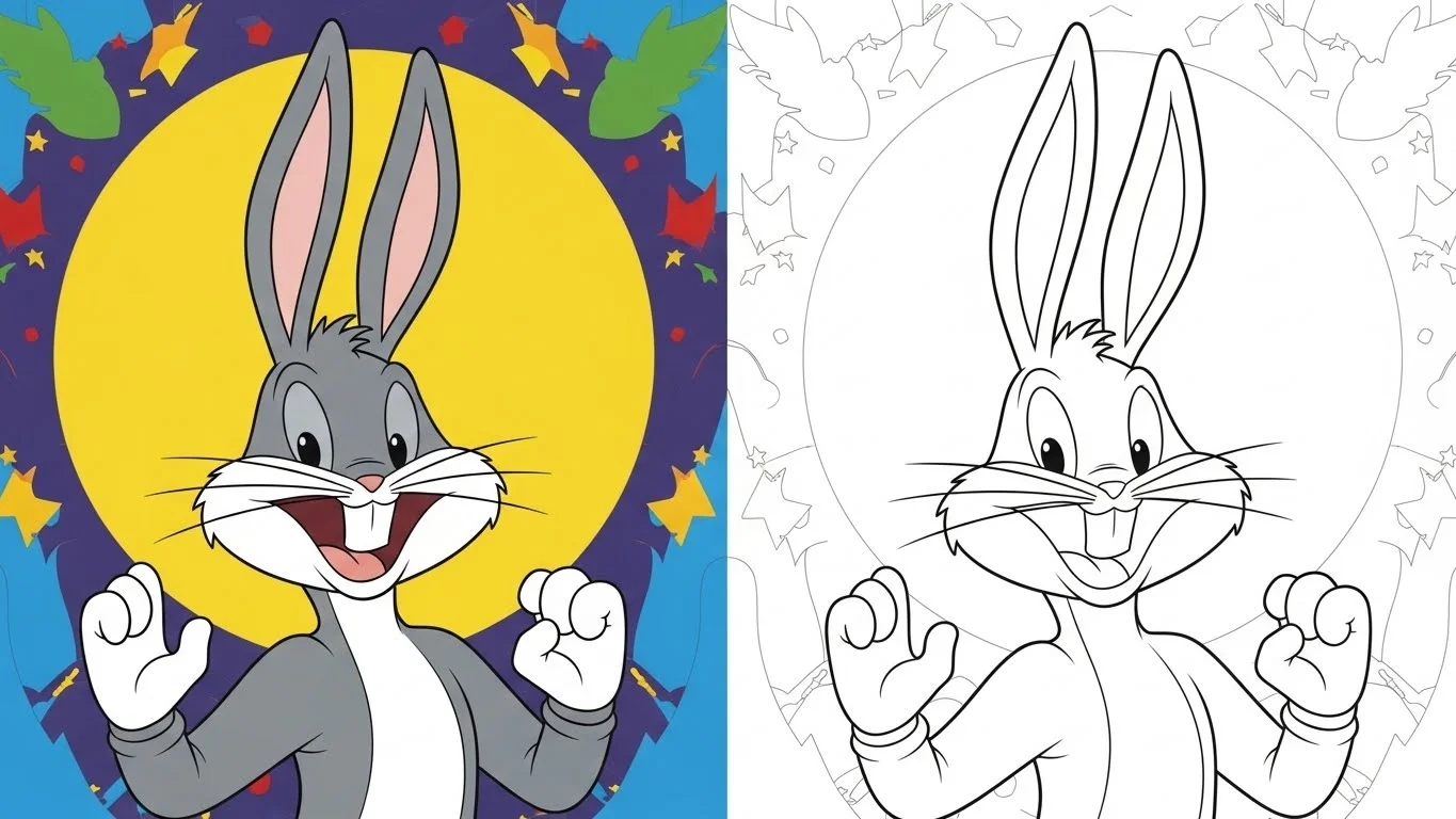 Bugs Bunny Coloring Pages