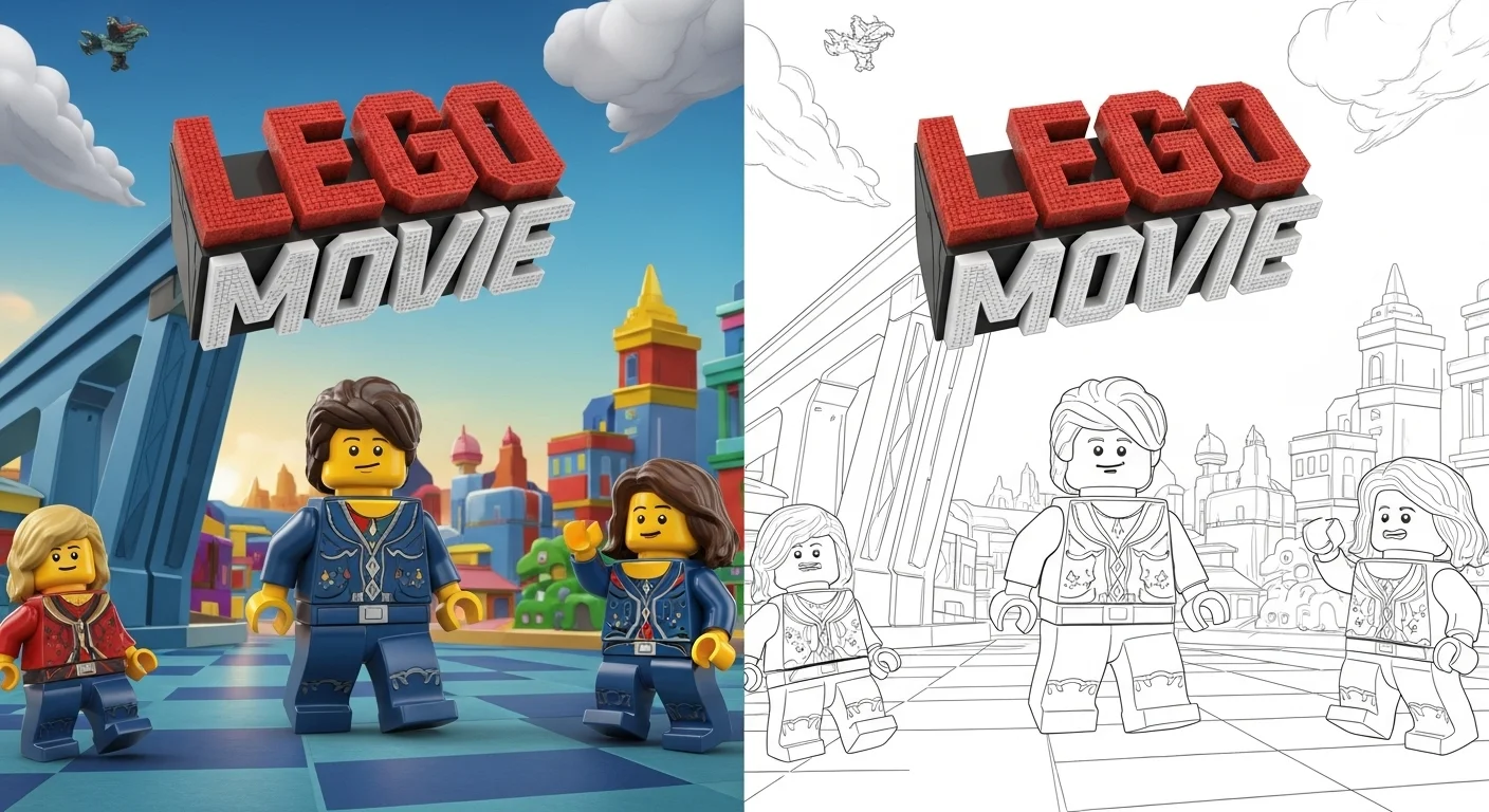 LEGO Movie coloring pages