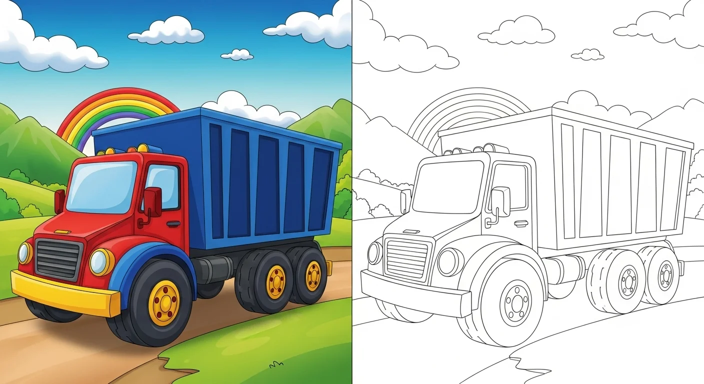Truck Coloring Pages
