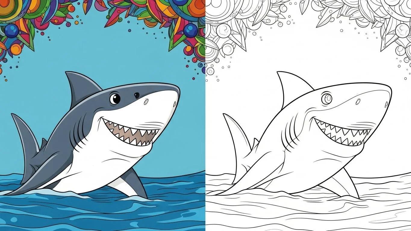 shark Coloring Pages