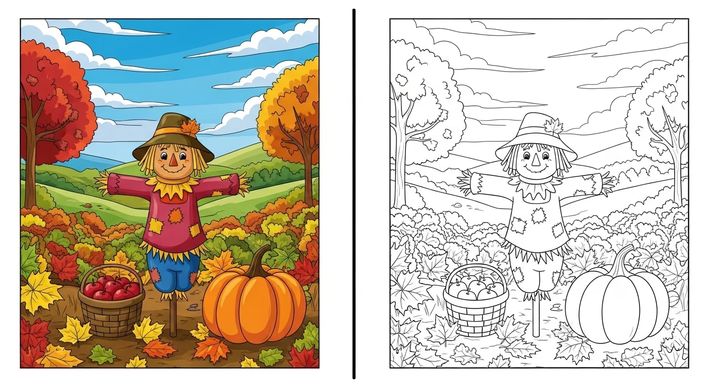 Fall Coloring Pages