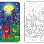 PJ Masks coloring page