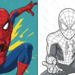 Spider Man coloring page