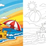 Summer Coloring Page